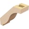 Ekena Millwork 3-inch W x 8-inch D x 8-inch H Baker Rough Cedar Woodgrain TimberThane Knee Brace, Primed BRCUR03X08X08BKRRCPR - alternate 3